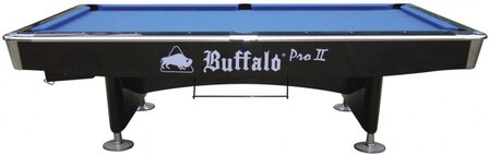 Pooltafel Buffalo Pro-II 8ft zwart (drop pocket)