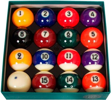 Poolballen set Aramith Premium 57.2 mm 