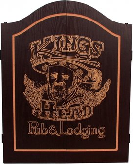 Dart kabinet Kings Head Black&amp;Gold 