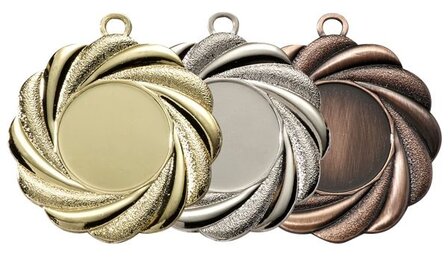 Medaille Goud, Zilver en Brons E211
