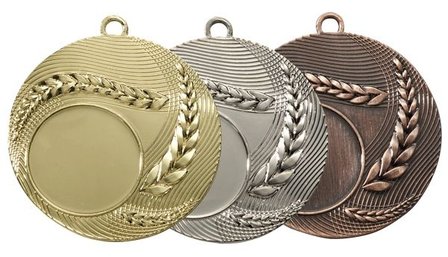 Medaille Goud, Zilver en Brons E218