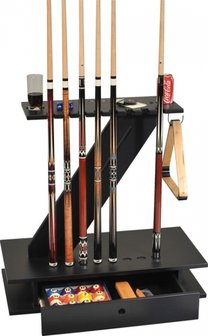 Buffalo Cue Rack Z model for 8 cues, black