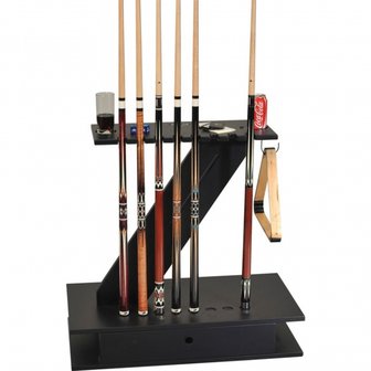 Buffalo Cue Rack Z model for 8 cues, black