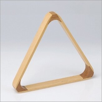 Triangle hout naturel 52.4 mm