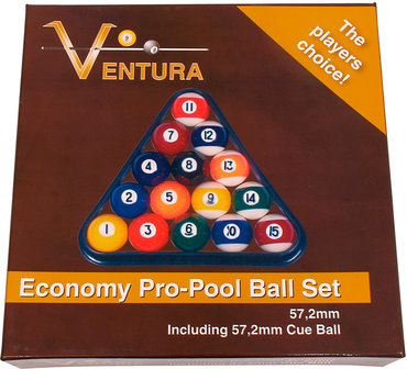 Poolballenset Ventura 57,2 mm Economy 