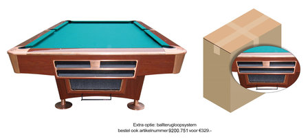 Buffalo pooltafel type Pro-II Pool Table 9 ft bruin