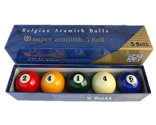 Super Aramith Carambole ballen set 5-ball