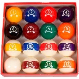 Poolballen set Aramith Continental 57,2 mm 