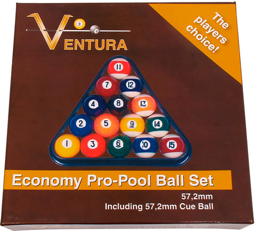 Poolballenset Ventura 57,2 mm Economy 