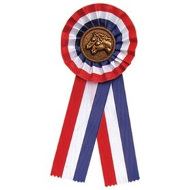 Moiré rozet sticker of paardenhoofd diverse kleuren